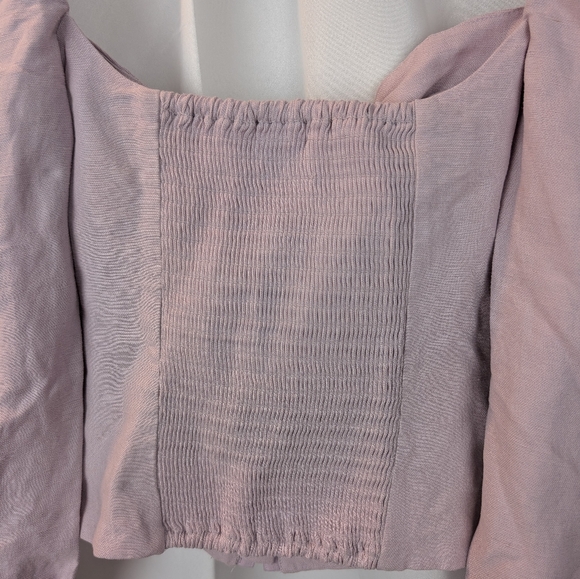 Aritzia Wilfred Muse linen blouse size S BNWT - Picture 12 of 13